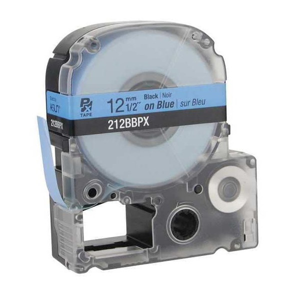 Epson Label Cartridge, Black on Blue, Labels/Roll: Continuous 45WA24
