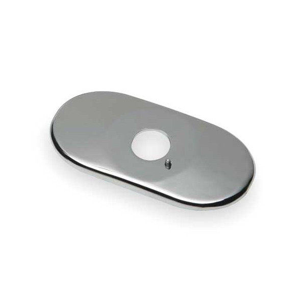 Chicago Faucet 4" Cover Plate, Brass/ Chrome Plated 240.627.21.1