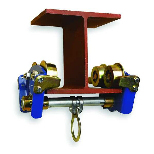 Beam Trolley Anchor, 11 5/8 in Length, 310 lb Weigth Capacity, Steel Anchor