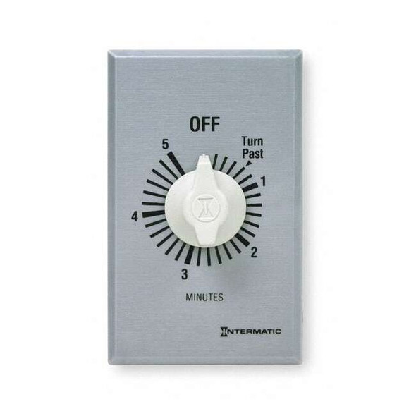 Intermatic Spring-Wound Timer, Silver, 277V AC FF5M