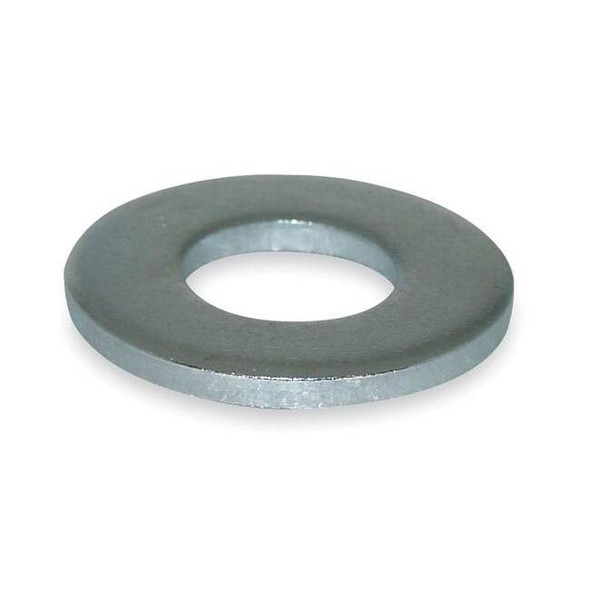 Flat Washer, For Screw Size 1 1/4" ,Steel Zinc Plated Finish