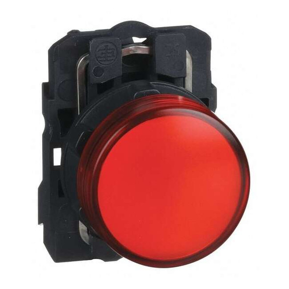 Schneider Electric Pilot Light Complete,Red,LED XB5AVG4