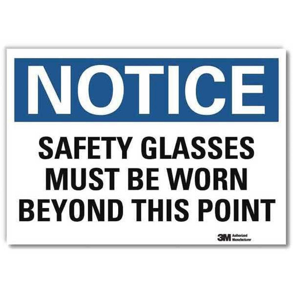 Lyle Notice Sign,7inx10in,Reflective Sheeting U5-1499-RD_10X7