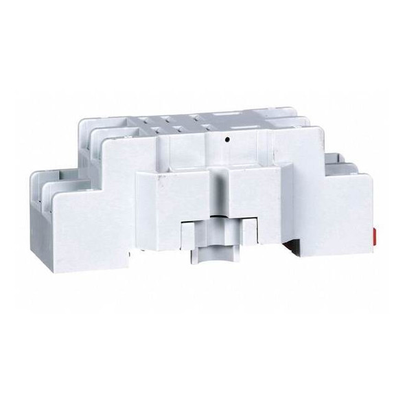 Schneider Electric Rly Scket,Standard,Square,8 Pin,DIN Rail 8501NR42