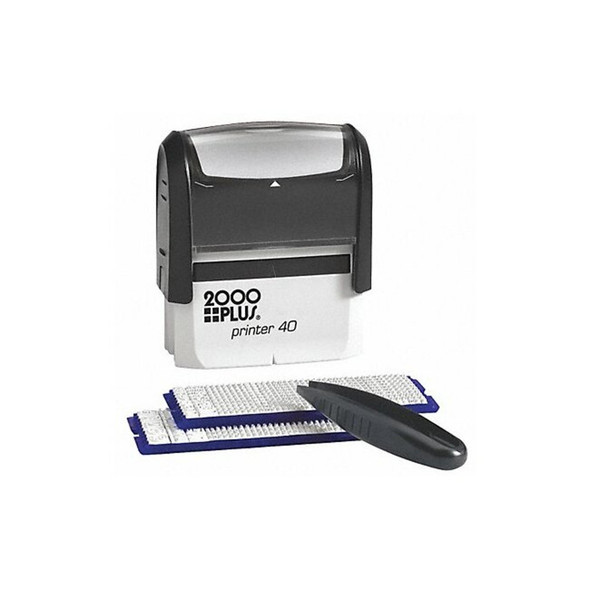 2000 Plus Stamp Kit,Black,10,Plastic 038930