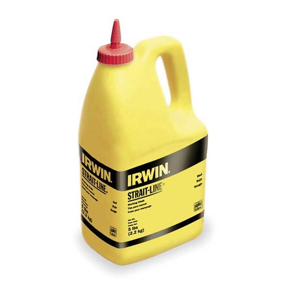 Irwin Marking Chalk Refill,Permanent,Red,5 lb 65102