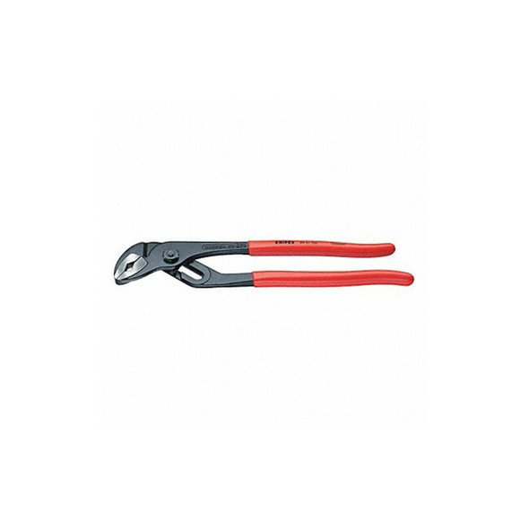 Knipex 10 in V-Jaw Water Pump Plier Serrated, Plastic Grip 89 01 250