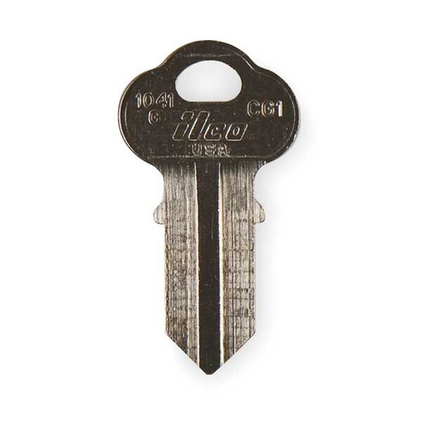Kaba Ilco Key Blank,Brass,Chicago Lock,PK10 1041G-CG1