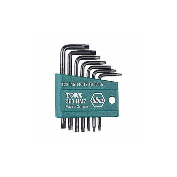 Wiha 7 Piece Torx? L-Shape Torx? Key Set, 36392 36392