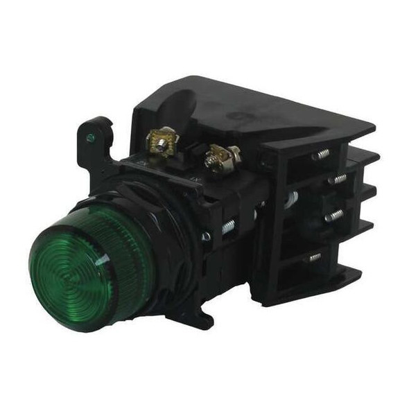 Eaton Cutler-Hammer Pilot Light,LED,120VAC,Green 10250T197HLGP2A
