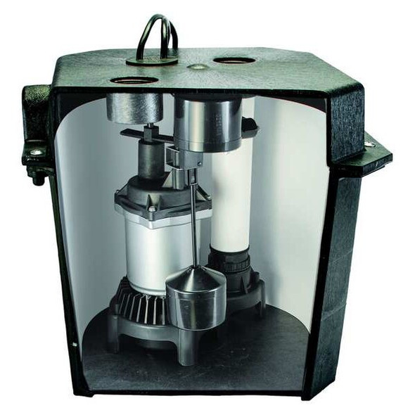 Flotec SinkDrainPumpSystem,8ft,1/3hp,115VAC FPZS33LTS
