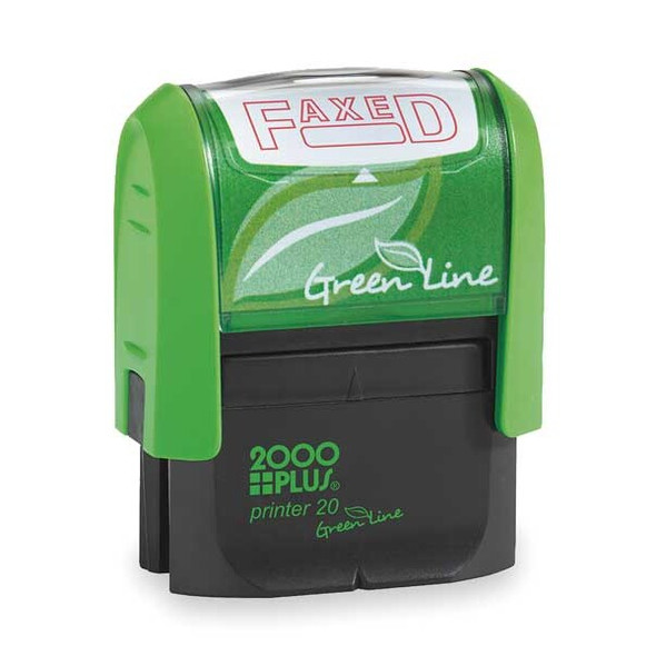2000 Plus Message Stamp, Faxed, 5/16" 035349