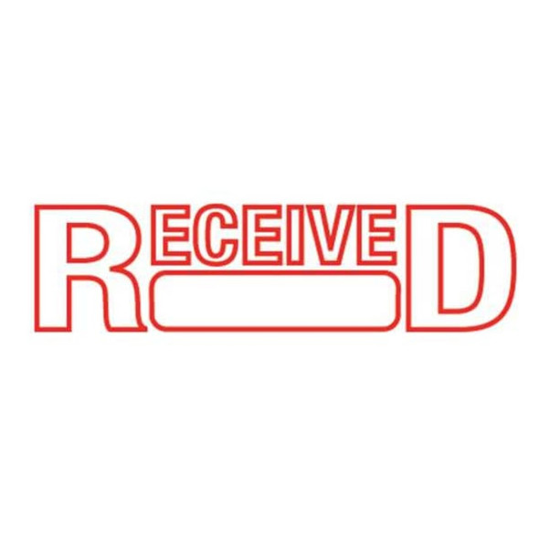 2000 Plus Message Stamp, Received, 5-16" 035352