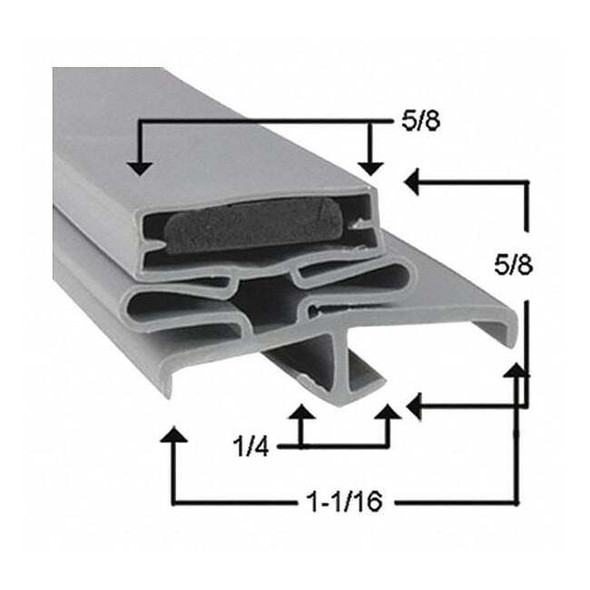 Beverage-Air Gasket, 23-1/8 in H, 21-1/8 in W 703-963D-03