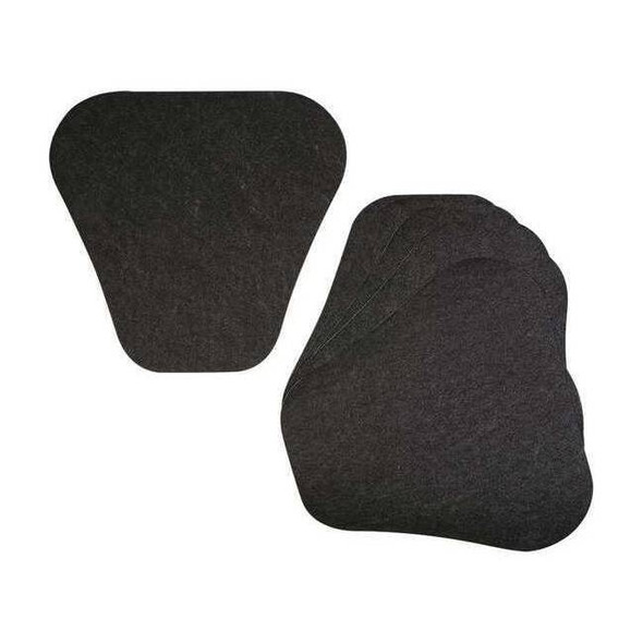 Pig Urinal Floor Mat,18" W,17" L,PK6 GRP7001-BK