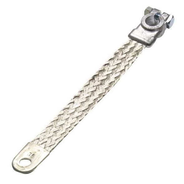 Grote Ground Strap Braided,Silver 84-9465