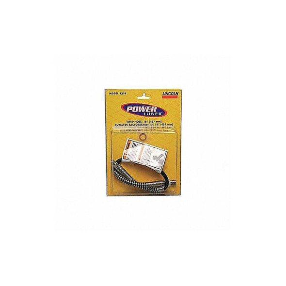 Lincoln Industrial Hose Extension,18 in L,Thermoplastic 1218