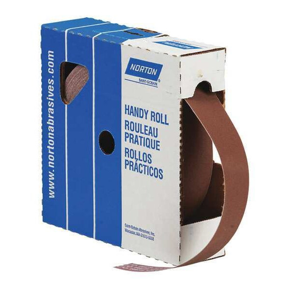 Norton Abrasives Abrasive Roll,2" Wx 150 ft. L,600G,Brown 66261126289