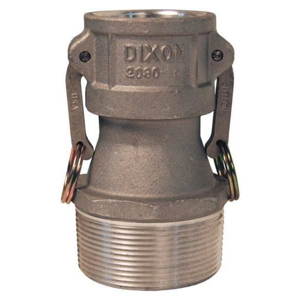 Dixon Coupler,2 x 1-1-2 In,250 psi,Aluminum 2015-B-AL