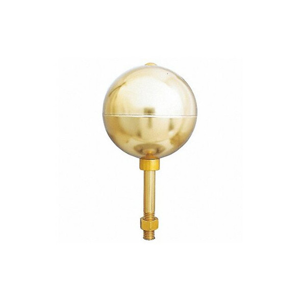 Annin Flagmakers Ball Ornament,Aluminum,Gold 800053