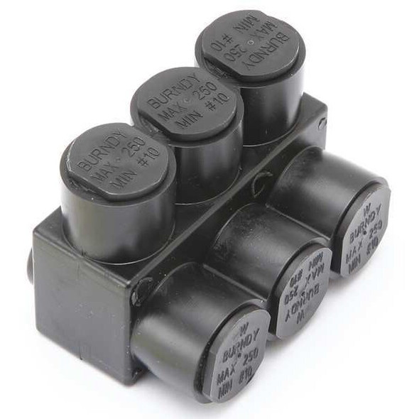 Burndy Insulated Multitap Connector,2.97 In. L 1PL2503