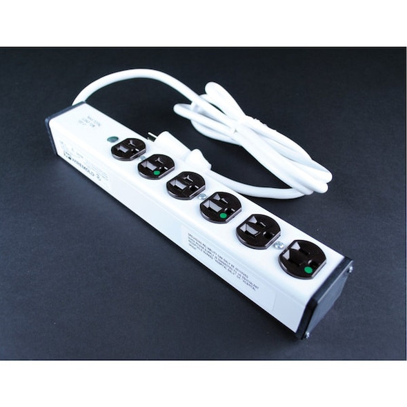 Wiremold Outlet Strip,6 Outlet,15A,13-1/4" L,Wht ULM6-6 Wiremold Outlet Strip,6 Outlet,15A,13-1/4" L,Wht ULM6-6