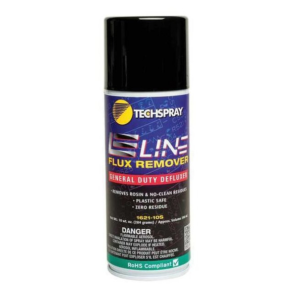 Techspray E-LINE Flux Rem,Aero Spray Can,10 fl oz 1621-10S