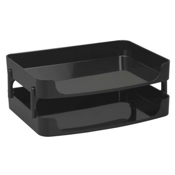 Officemate Letter Tray,Black,6 in H 22206