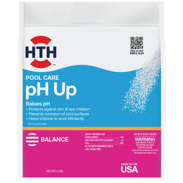 HTH Pool Care pH Up 4 Lb. pH Increaser Granule 67058