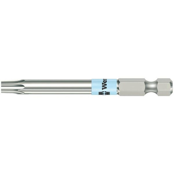 Wera Power Bit, SAE, 1/4", Hex, T10, 3-1/2", SS 05071089001