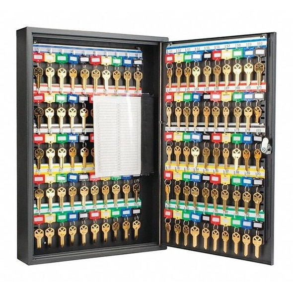 Barska Key Cabinet, Steel, Black, 100 Key Capacity CB12964