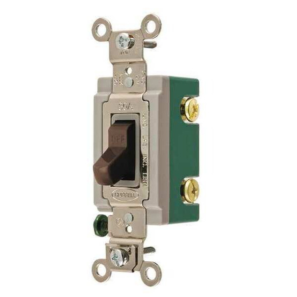 Bryant Wall Switch,30A,Brown,2-Pole Type,Toggle 3002BRN Bryant Wall Switch,30A,Brown,2-Pole Type,Toggle 3002BRN