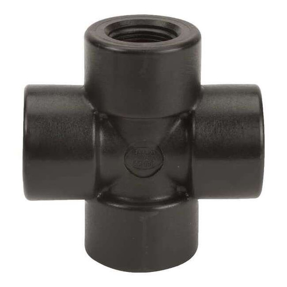 Banjo Cross, Polypropylene, 3/4", Schedule 80, 300 psi Max Pressure CR075