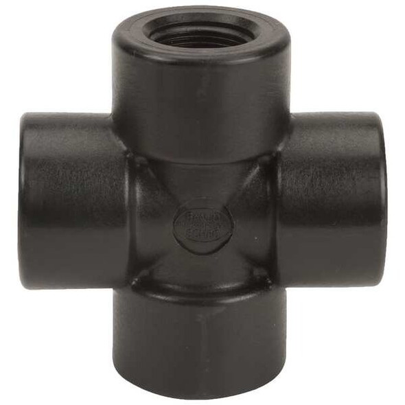 Banjo Cross, Polypropylene, 3/4", Schedule 80, 300 psi Max Pressure CR075