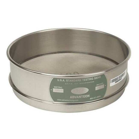 Advantech Manufacturing Sieve, No 70, S/S, 8 In, Full Ht 70SS8F