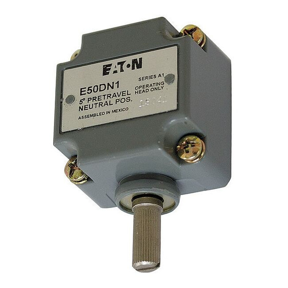 Eaton Cutler-Hammer Limit Switch Head,Plunger,Side,.20 In E50DN1