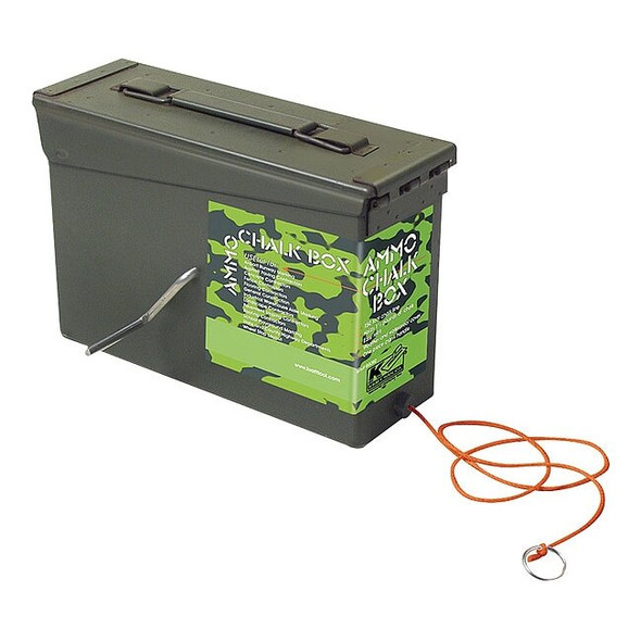 Kraft Tool Chalk Line Reel, 24 oz, Braided, 150 ft L GG302