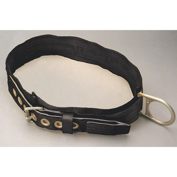 Body Belt, 1 D-Rings, Back Location, Stainless Steel, Includes Padding: Yes ,2XL