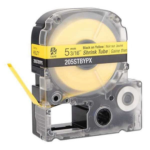 Epson SleeveLabel,Yellow,Polyolefin,3/16inW 205STBYPX