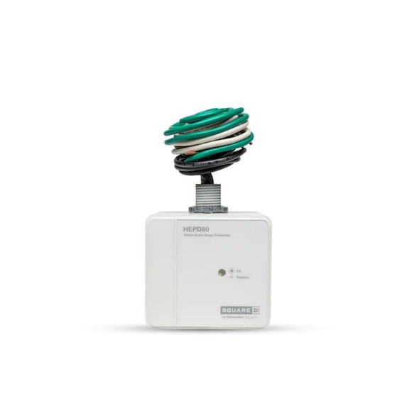 Surge Protection Device, 1 Phase, 120/240V AC, 2 Poles, 3 Wires + Ground