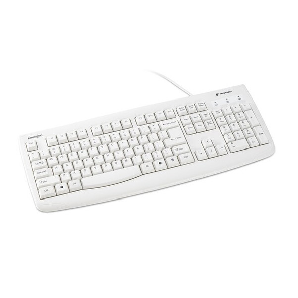 Kensington Keyboard,White,1 1/4" H K64406US
