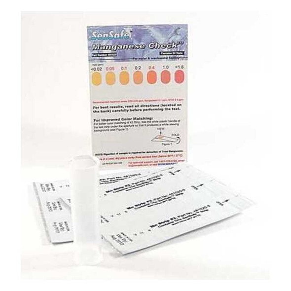 Industrial Test Systems Test Strips, Manganese, 0.2-2ppm, PK24 481020
