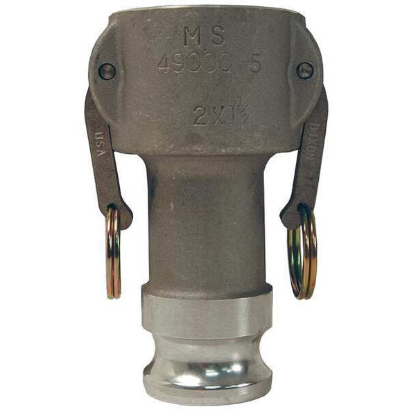 Dixon Cam and Groove Adapter,4", 6",Aluminum 6040-DA-AL Dixon Cam and Groove Adapter,4", 6",Aluminum 6040-DA-AL