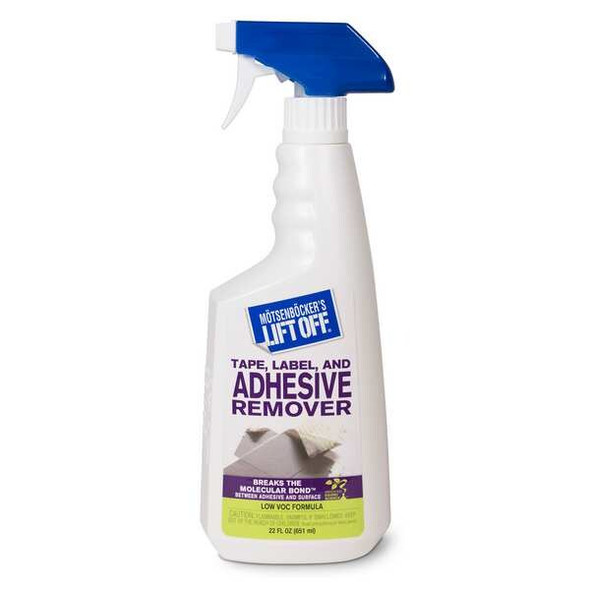 Tape and Adhesive Remover, 22 oz, Trigger Spray Bottle, 6 PK
