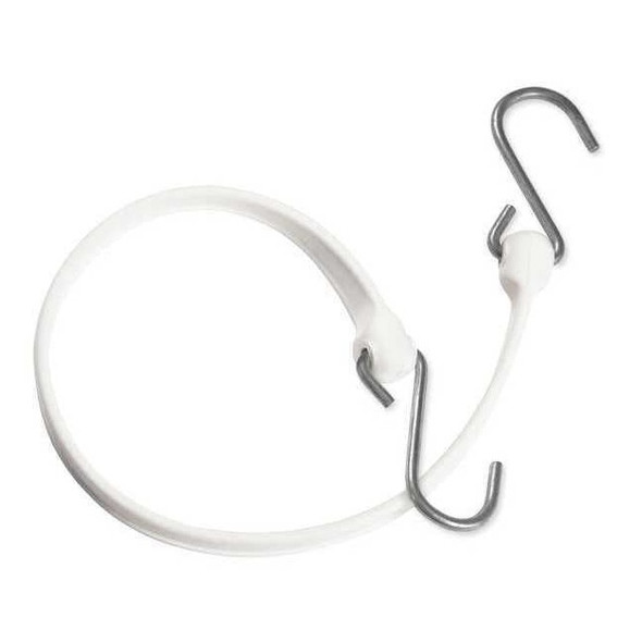 The Better Bungee Heavy-Duty Bungee Strap,White BBS18GW