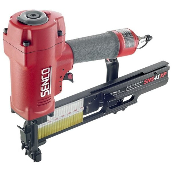 Senco Staple Gun, 3-8 in, Male, NPT, Aluminum SNS41