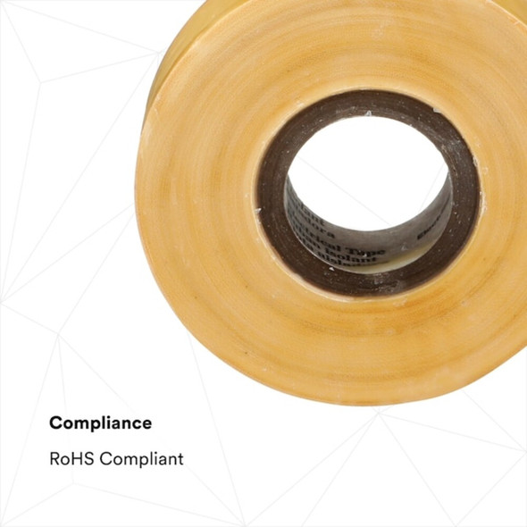 3m ElectricalTape,Yellow,20ydL,3-4inW,PK20 2510-3-4x60FT