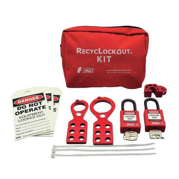 Zing Portable LockoutKit,Filled,Electrical,11 7119