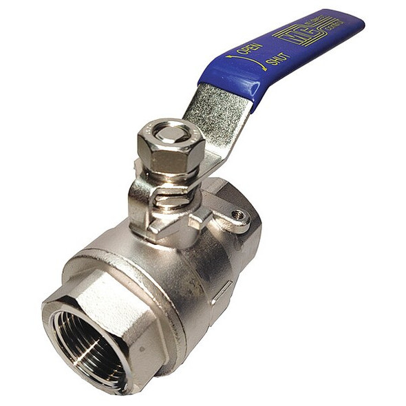 Manufacturer Varies 1" FNPT Stainless Steel Ball Valve Inline G-SSV-100NLH