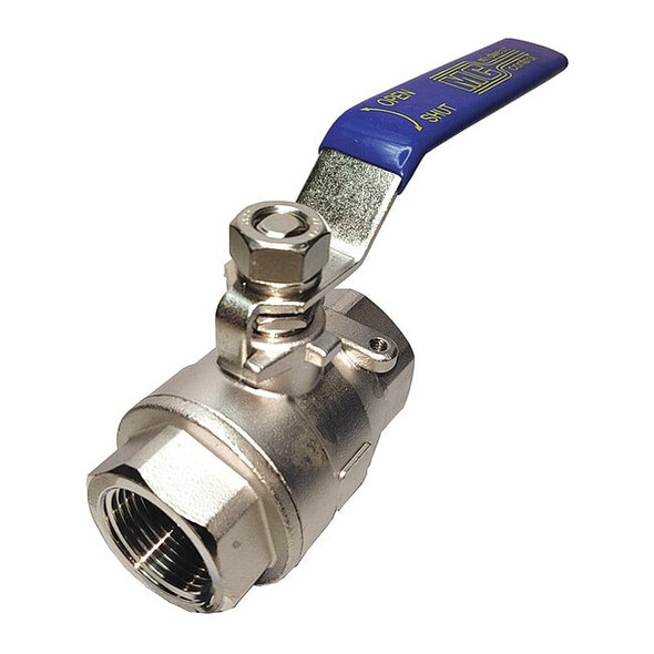 Manufacturer Varies 1" FNPT Stainless Steel Ball Valve Inline G-SSV-100NLH